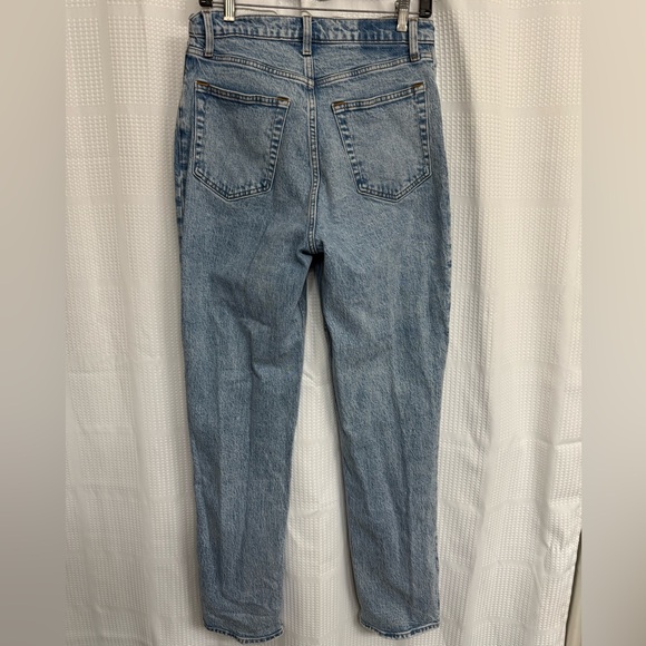 ABERCROMBIE&FITCH Jeans Woman’s 90s Straight Ultra High Rise Curve Love sz 29/8L - Picture 5 of 5